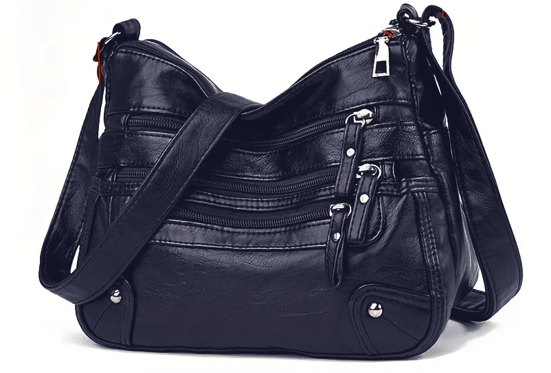 Trendy Blue Crossbody Messenger Handbag - The Tote Place