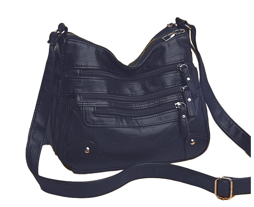 Trendy Blue Crossbody Messenger Handbag - The Tote Place