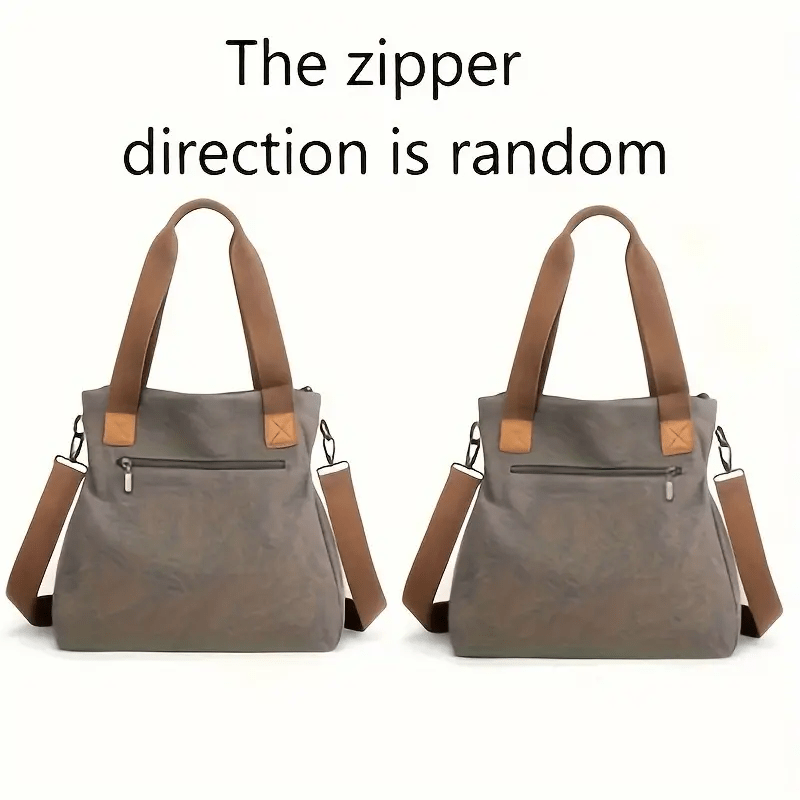 Versatile Lightweight Classic Canvas Shoulder Bag - The Tote Place