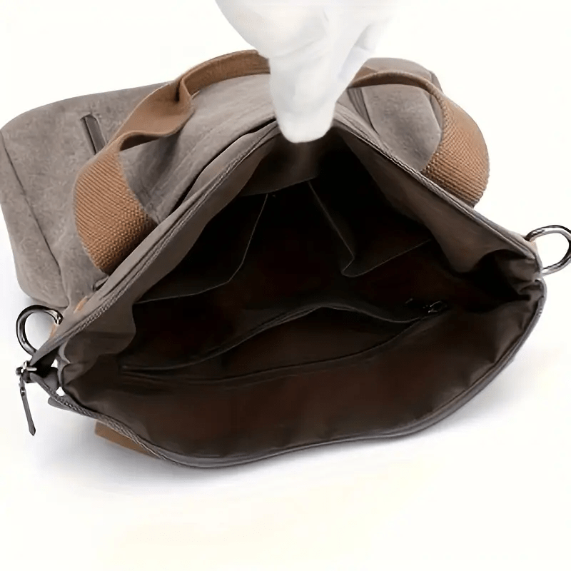 Versatile Lightweight Classic Canvas Shoulder Bag - The Tote Place