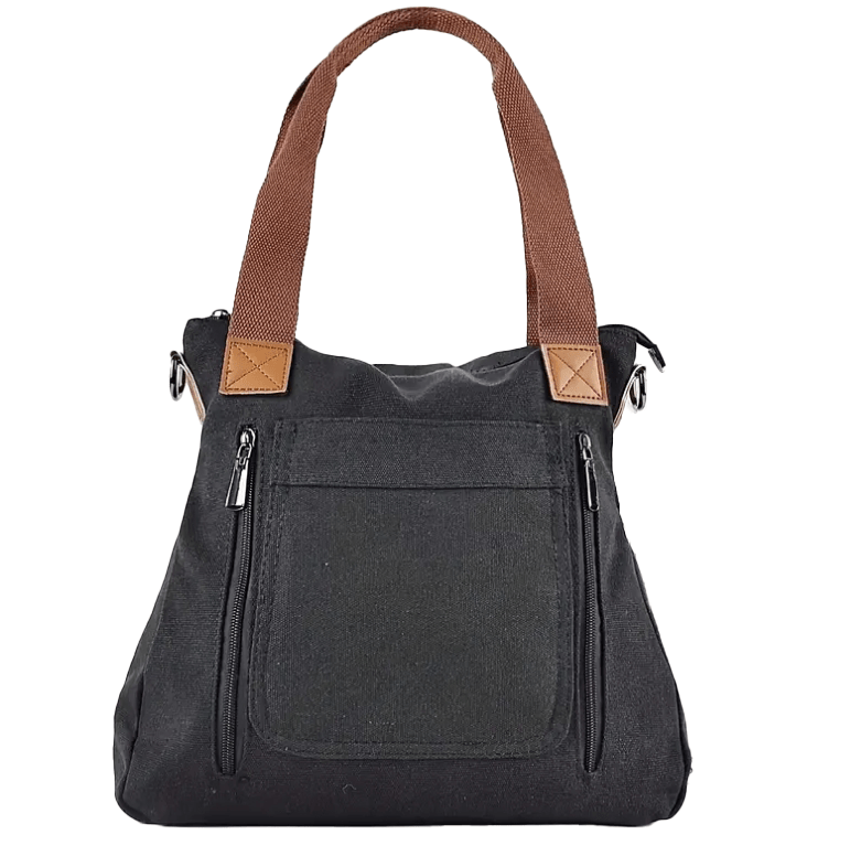 Versatile Lightweight Classic Canvas Shoulder Bag - The Tote Place