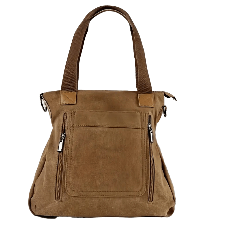 Versatile Lightweight Classic Canvas Shoulder Bag - The Tote Place