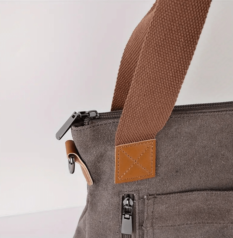 Versatile Lightweight Classic Canvas Shoulder Bag - The Tote Place