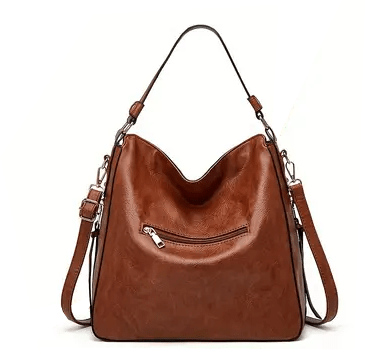 Chic Retro Large Capacity Handbag With Matching Wristlet Purse - The Tote Place