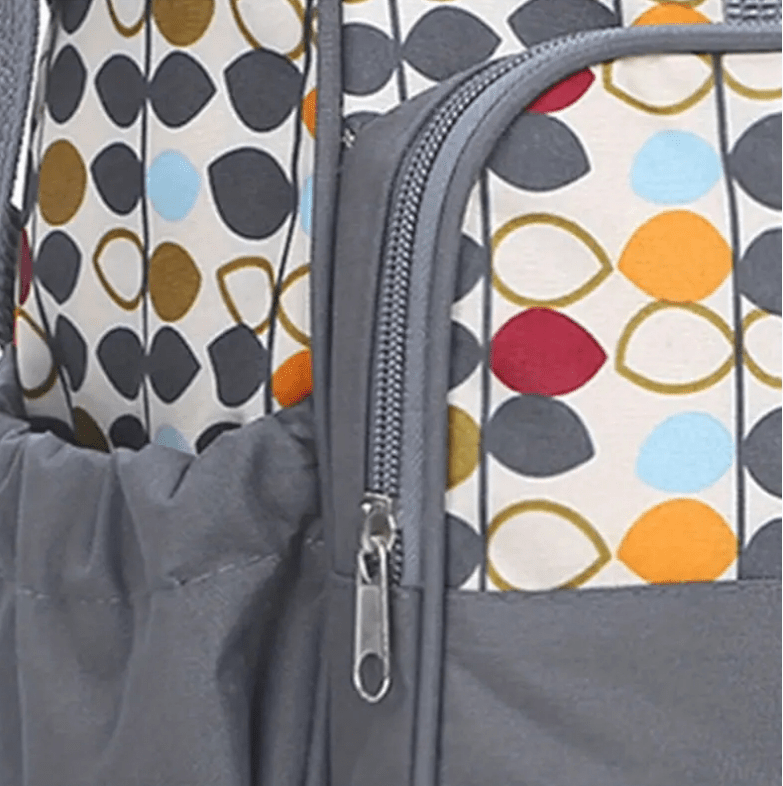 5 Piece Essential Waterproof Diaper Bag Set With Changing Pad - The Tote Place