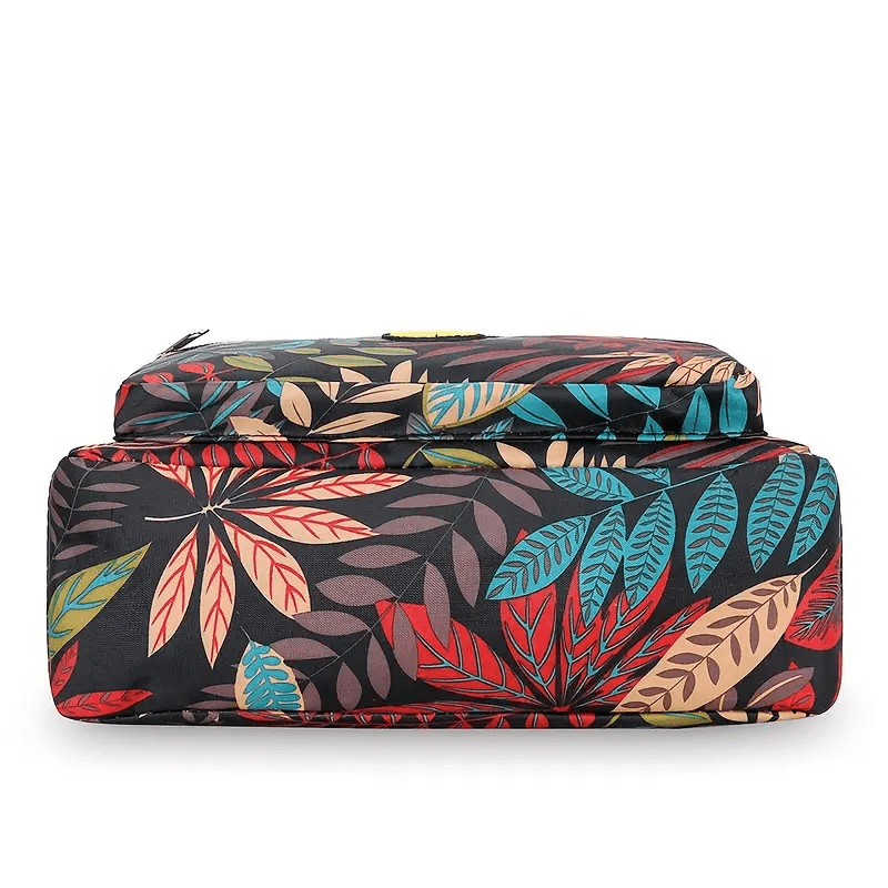 Leaf Print Crossbody Purse - The Tote Place