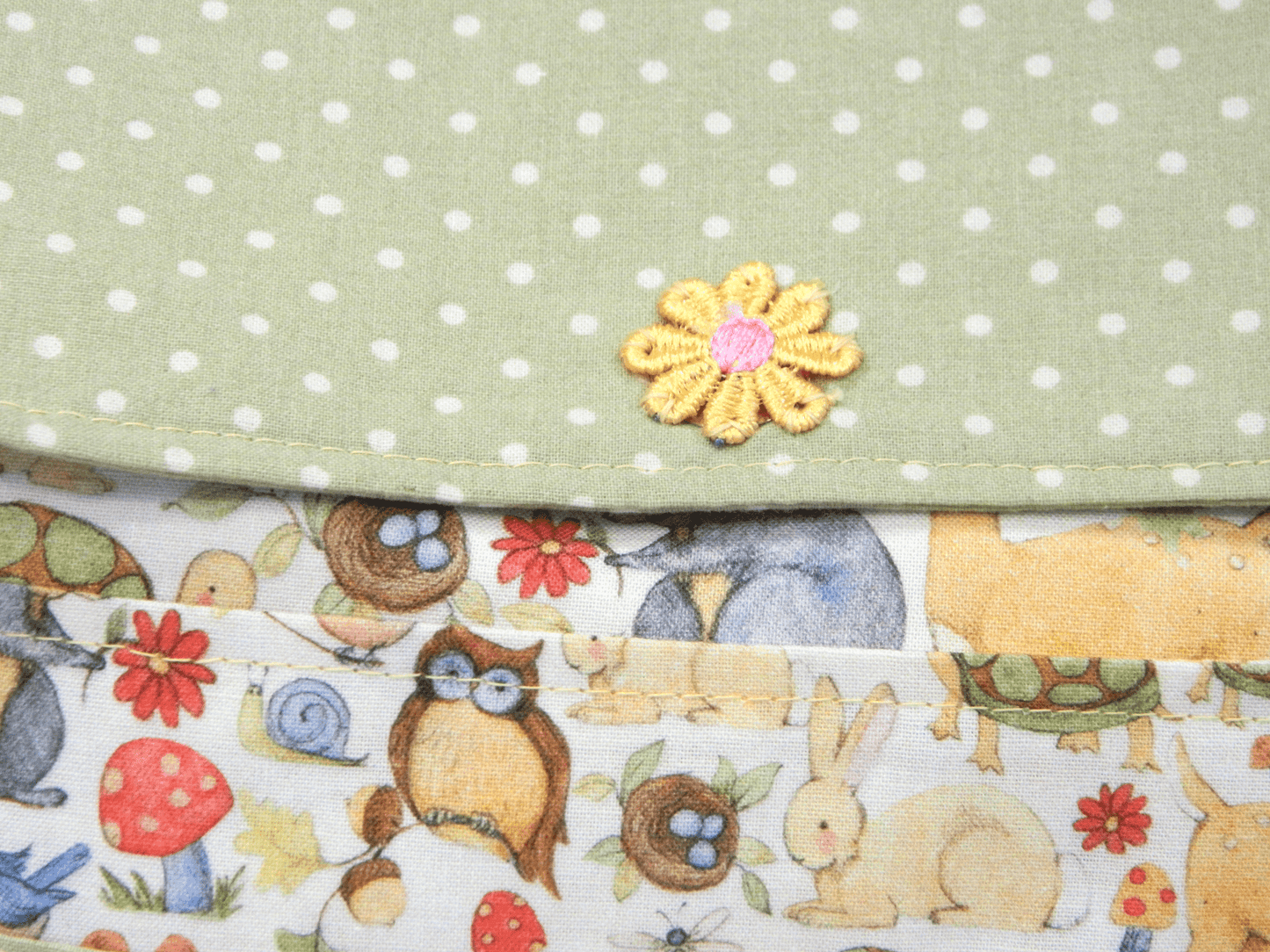 Woodland Animals Theme Handmade Diaper Bag - The Tote Place