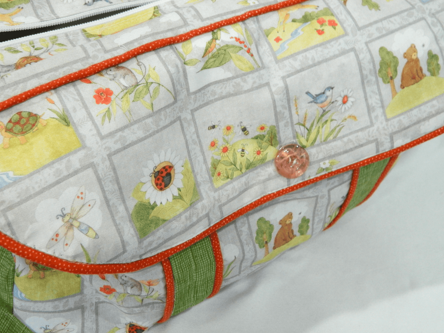 Bright Nature Theme Handmade Diaper Bag Baby Accessory - The Tote Place