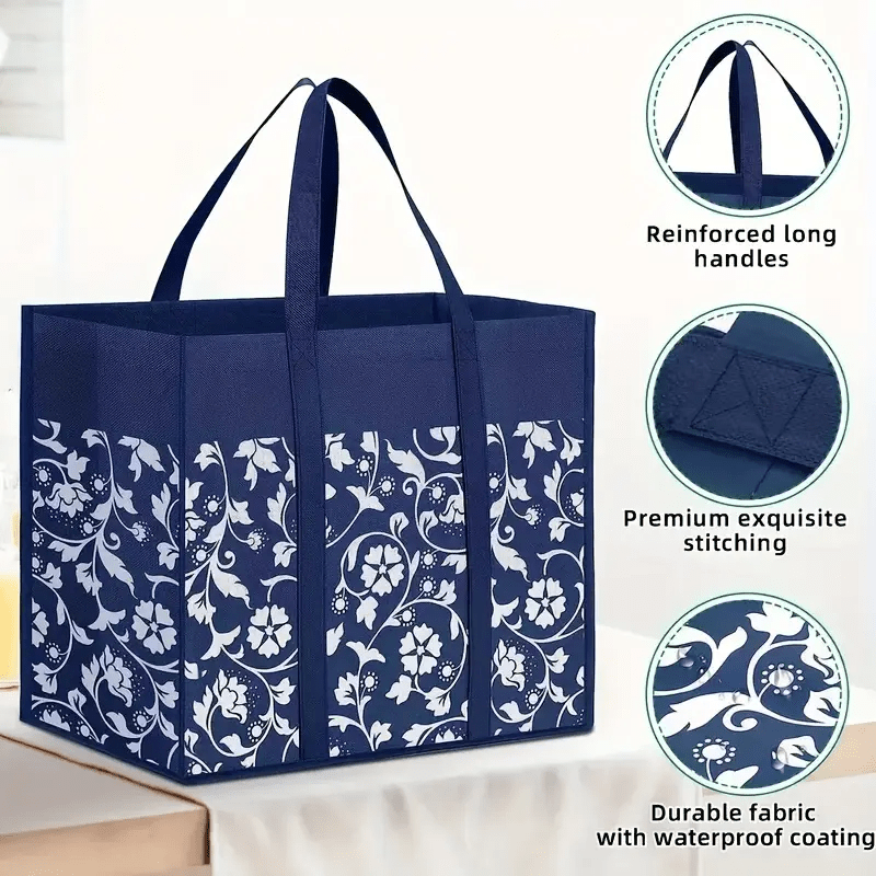 Oversized Water - Resistant Foldable Tote Bag Shopping Bag Travel Tote - The Tote Place