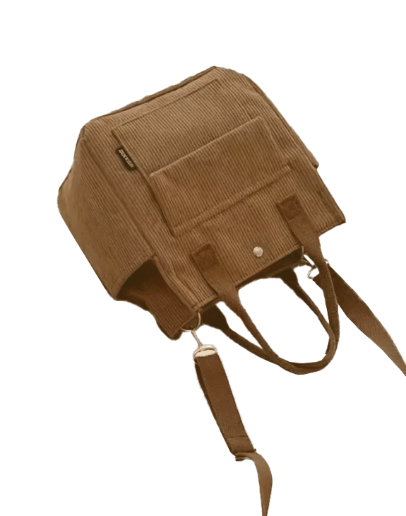 Petite Corduroy Women's Crossbody Handbag or Purse - The Tote Place