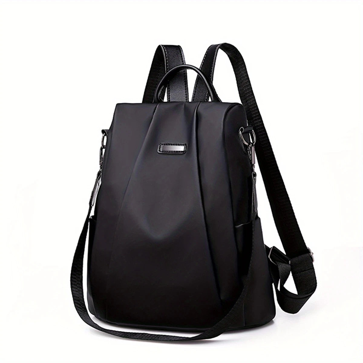 Oxford Cloth Backpack, Lightweight Backpack with Hidden Zipper