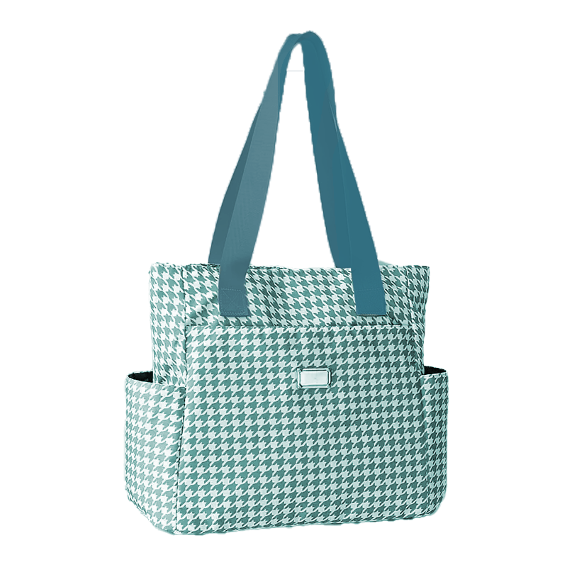 Classically Stylish Houndstooth Handbag Purse Tote - The Tote Place