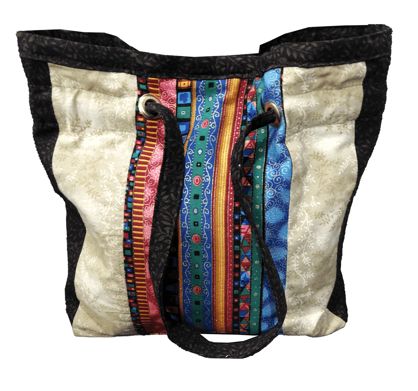 Colorful Handmade Drawstring Hobo Style Purse Tote - The Tote Place