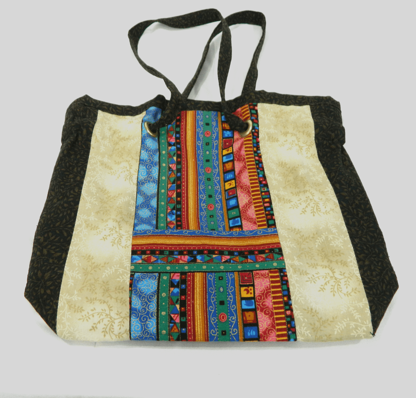 Colorful Handmade Drawstring Hobo Style Purse Tote - The Tote Place