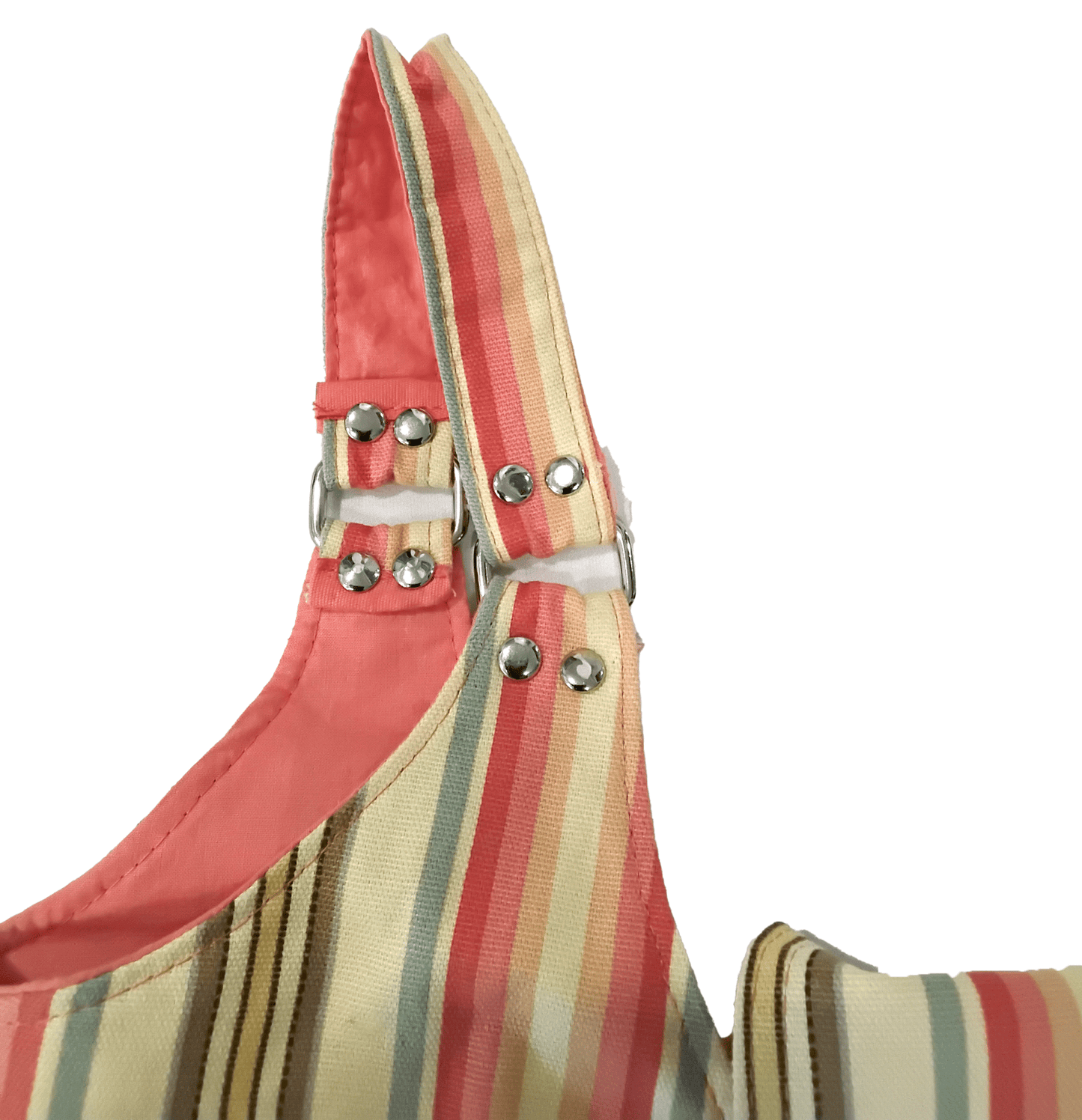 Bright Color Large Striped Tote Beach Bag - The Tote Place