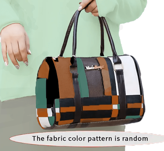 Waterproof 6 - piece Handbag, Tote and Accessories Set In Plaid Design - The Tote Place