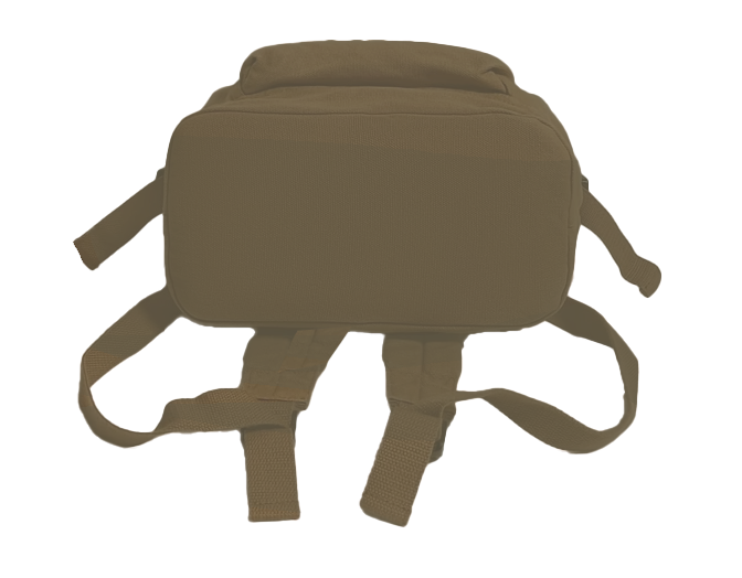Stylish Large Size Unisex Army Green Canvas Backpack