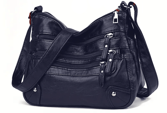 Trendy Blue Crossbody Messenger Handbag - The Tote Place