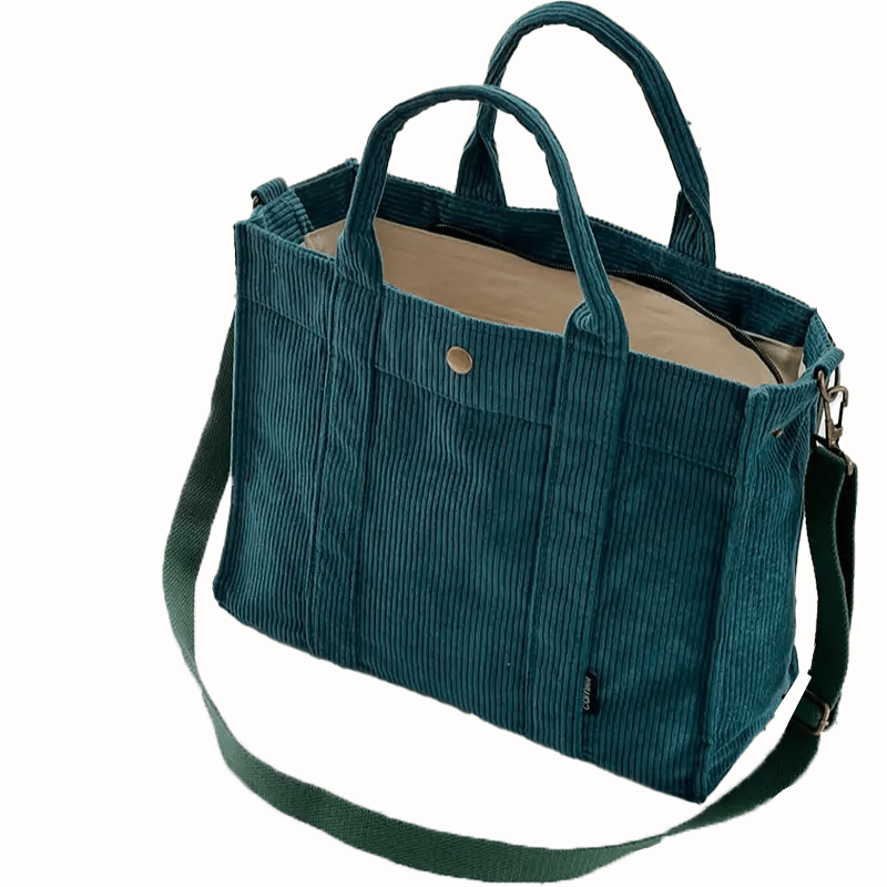 Chic Corduroy Tote Bag - The Tote Place