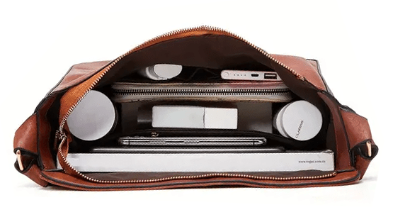 Chic Retro Large Capacity Handbag With Matching Wristlet Purse - The Tote Place