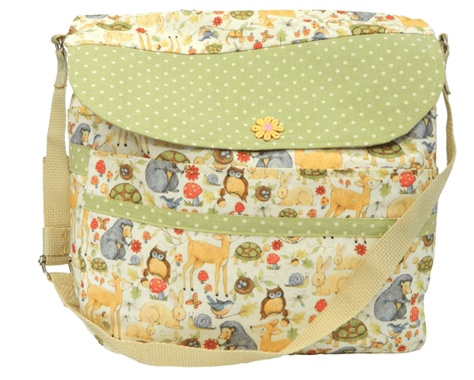 Woodland Animals Theme Handmade Diaper Bag - The Tote Place