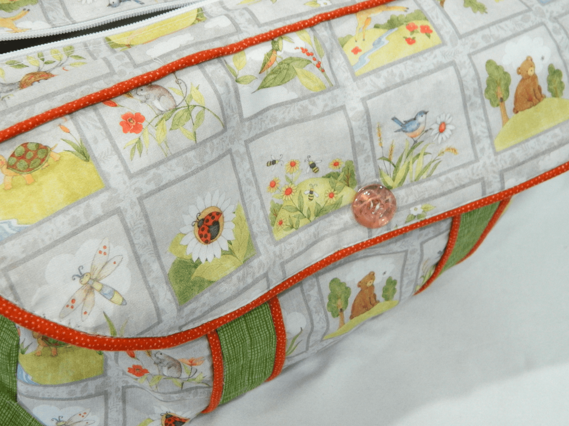 Bright Nature Theme Handmade Diaper Bag Baby Accessory - The Tote Place