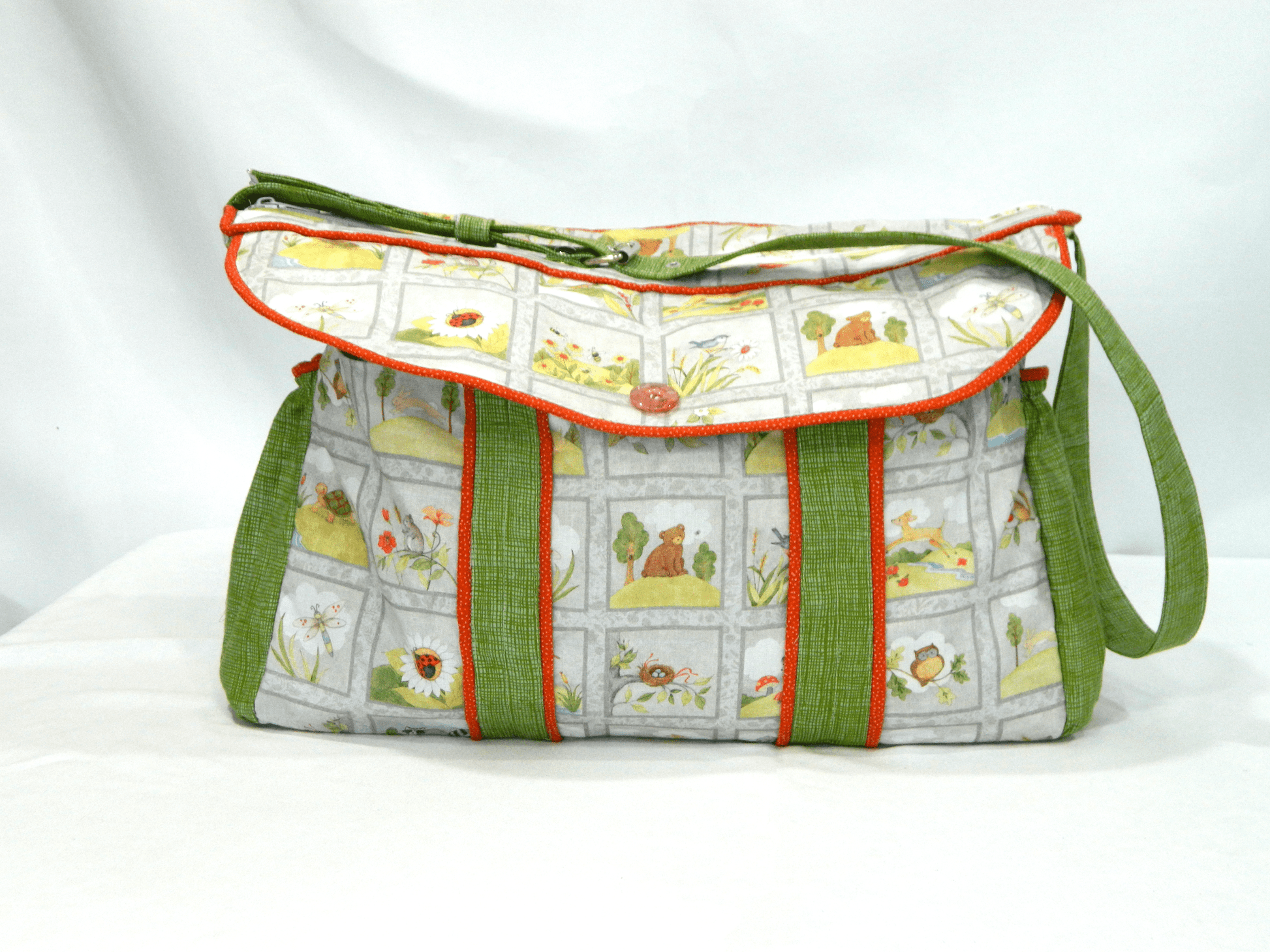 Bright Nature Theme Handmade Diaper Bag Baby Accessory - The Tote Place