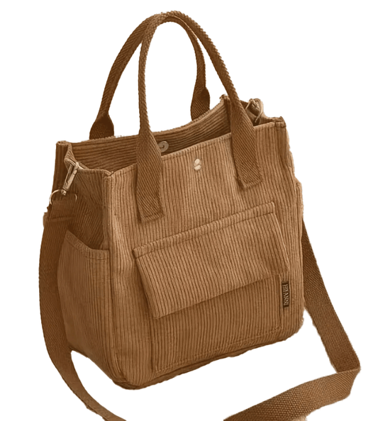 Petite Corduroy Women's Crossbody Handbag or Purse - The Tote Place