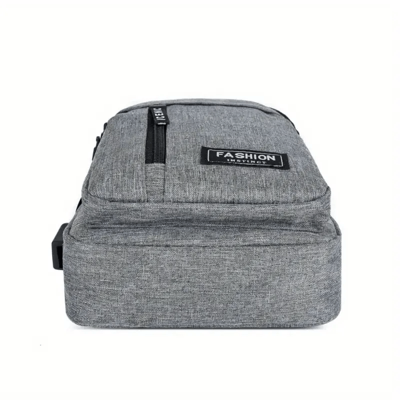 Unisex Waterproof Crossbody Zippered Compartments Sling Bag - The Tote Place