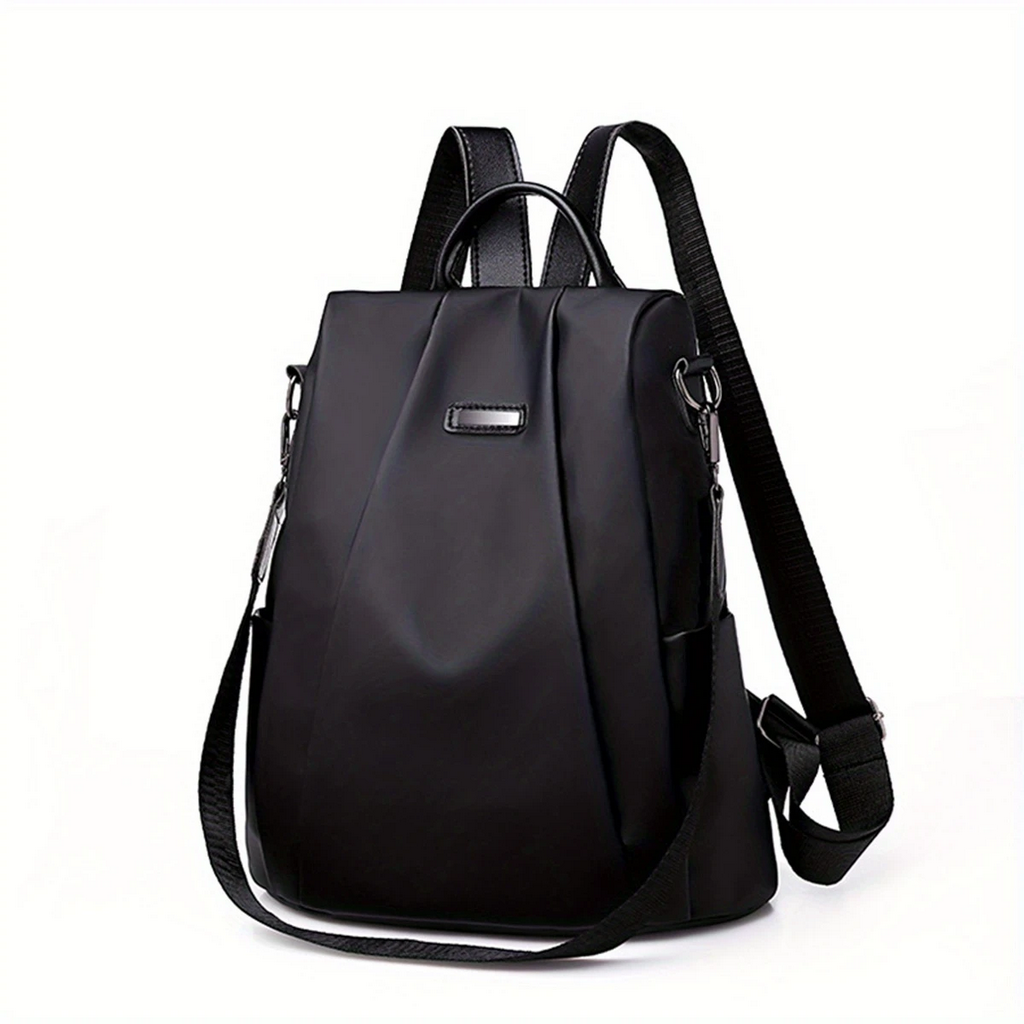 Oxford Cloth Backpack, Lightweight Backpack with Hidden Zipper
