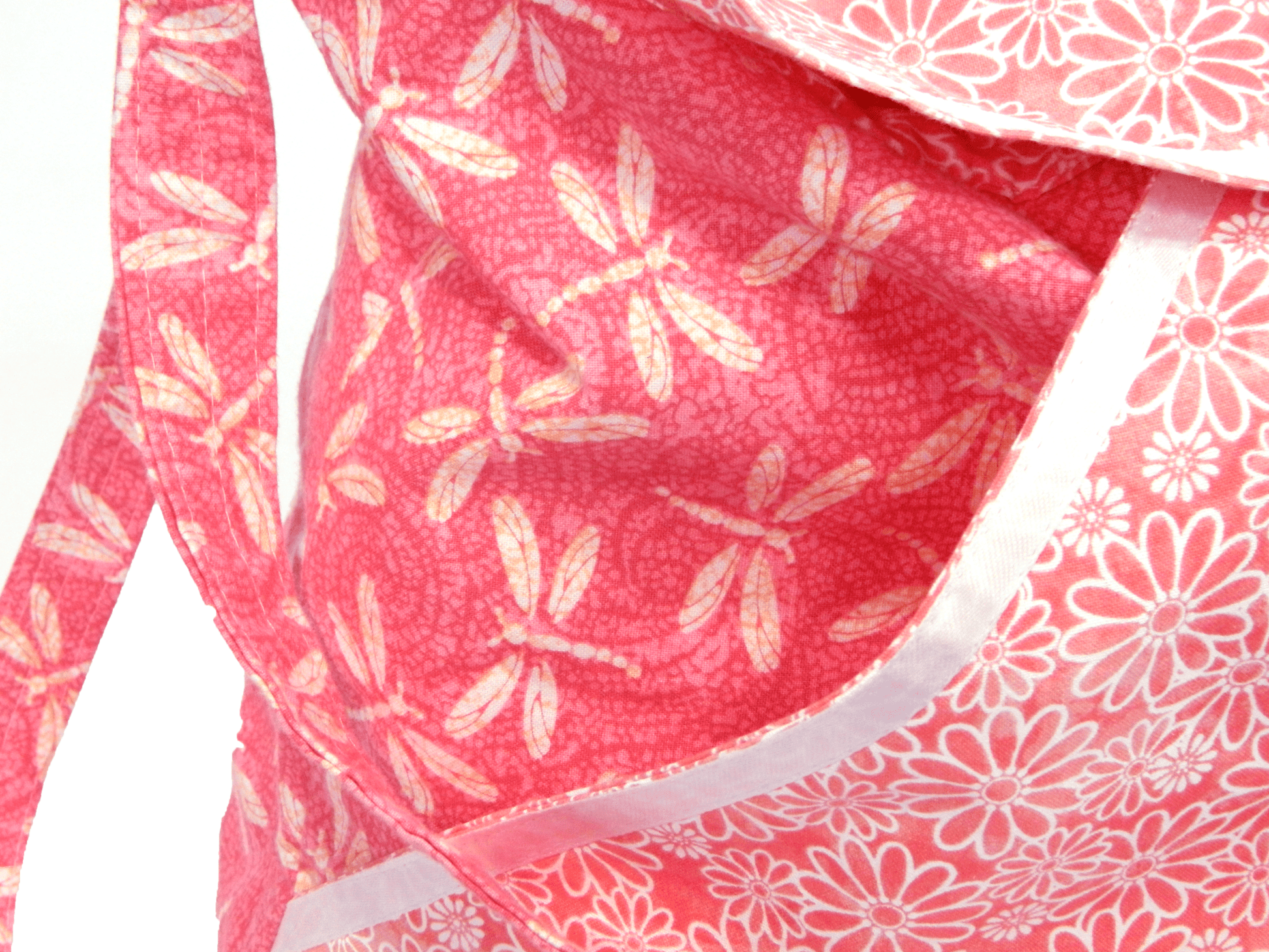 Flowers and Dragonflies Handmade Diaper Bag - The Tote Place