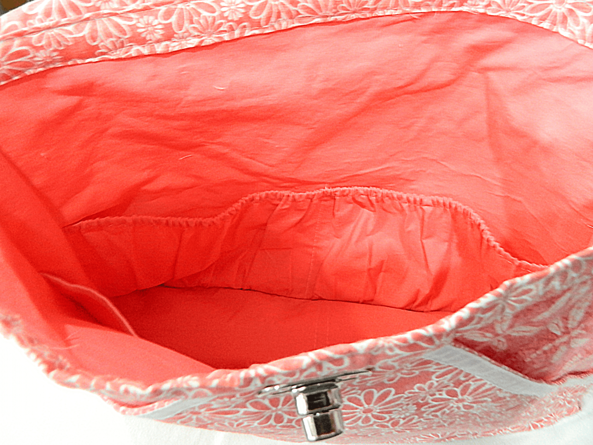 Flowers and Dragonflies Handmade Diaper Bag - The Tote Place