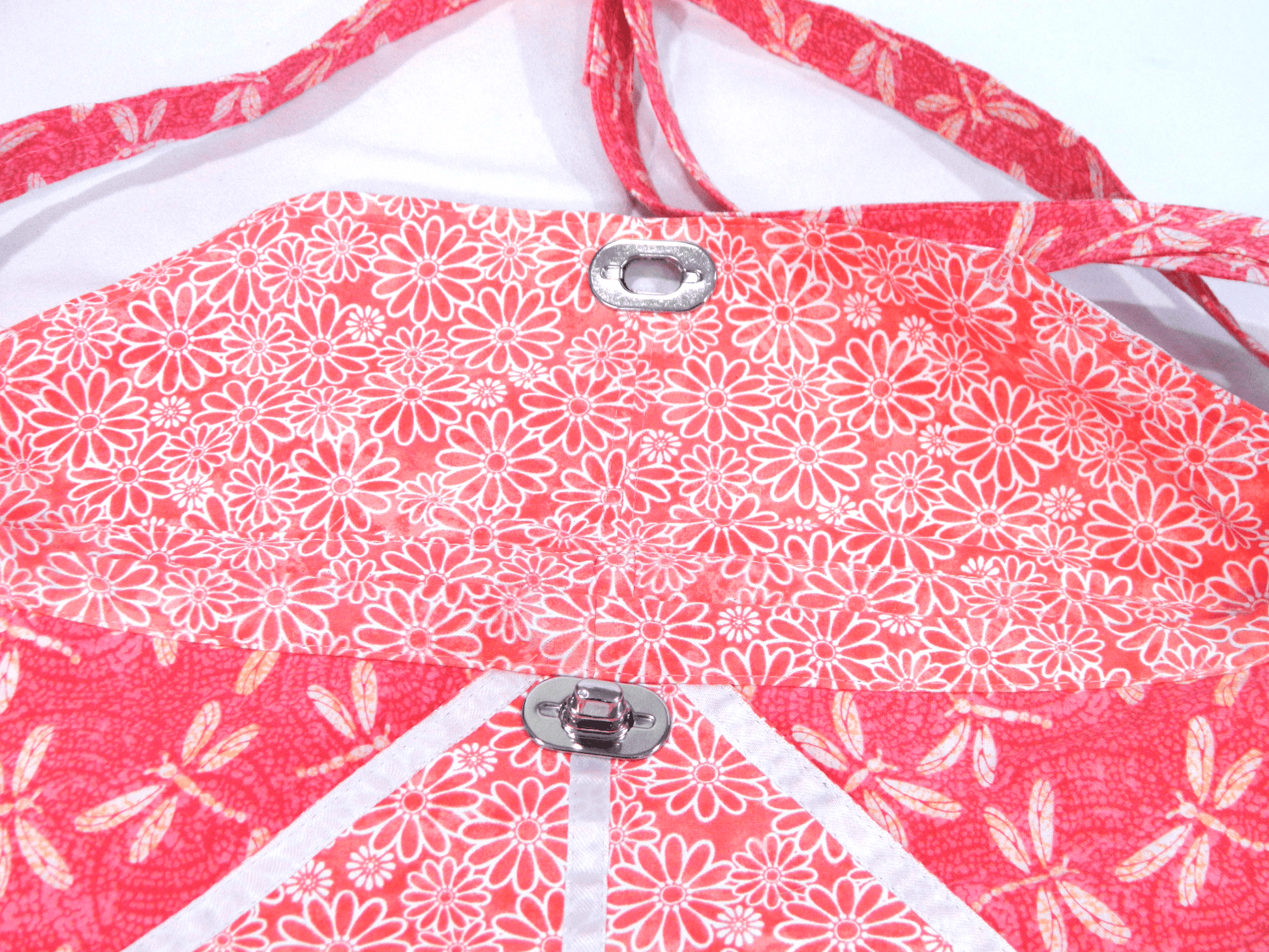 Flowers and Dragonflies Handmade Diaper Bag - The Tote Place