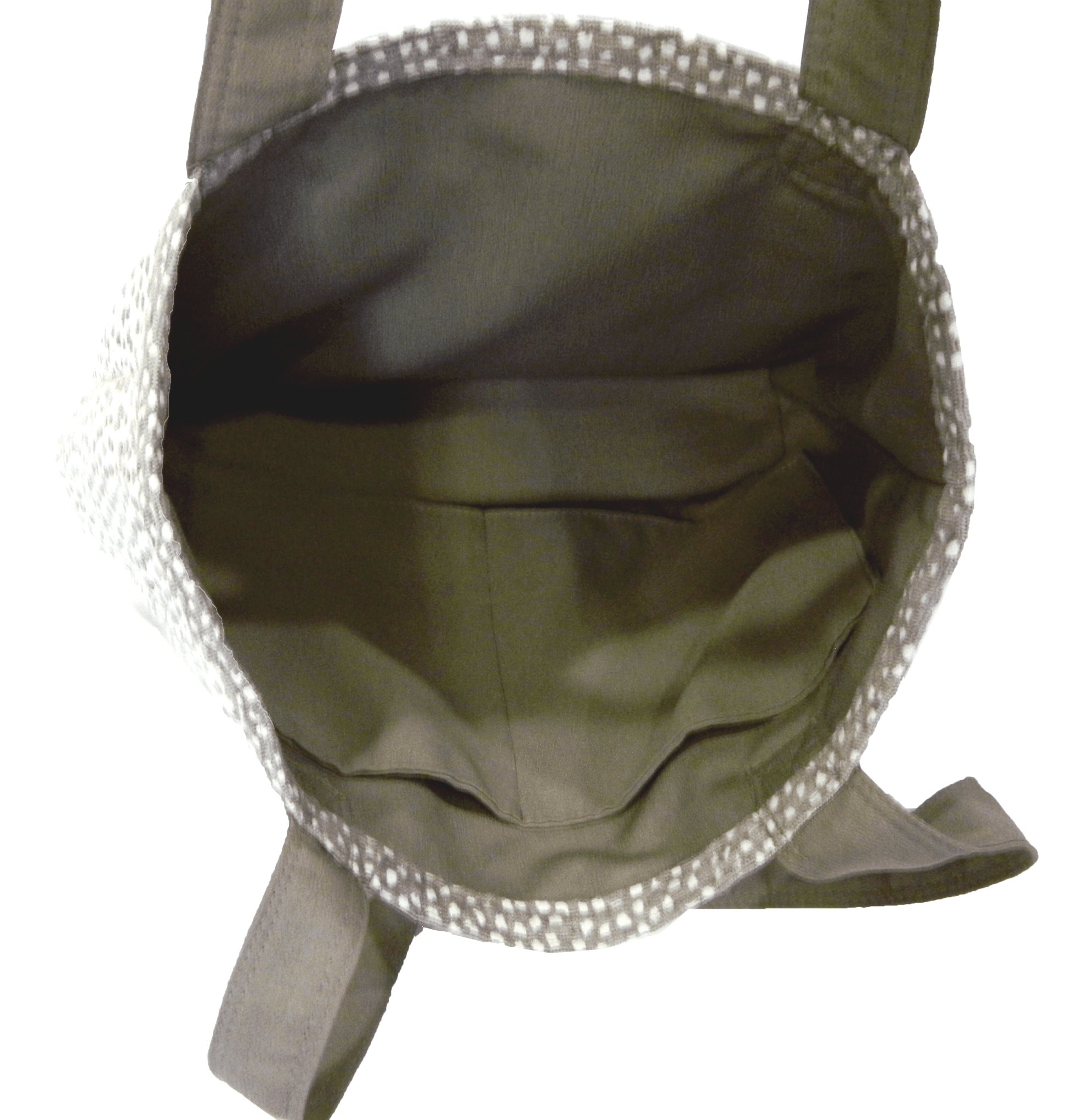 Trendy Taupe and Cream Colored Tote Purse Handbag - The Tote Place